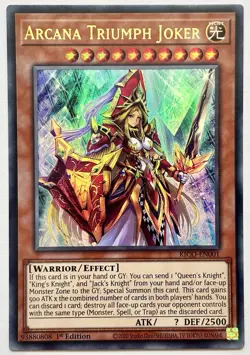 KICO-EN001 Arcana Triumph Joker - Ultra 1st Edition Near Mint YuGiOh Card - Image 1
