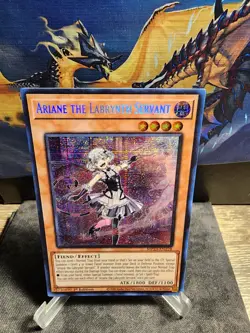 Yugioh! Ariane the Labrynth Servant - MP23-EN228 - Prismatic Secret Rare - Image 1