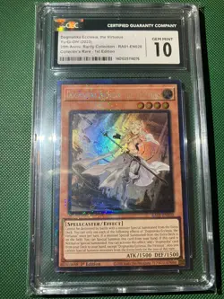 Yugioh Dogmatika Ecclesia, The Virtuous Collector's Rare RA01-EN020 CGC 10 - Image 1