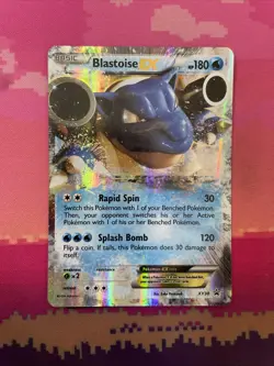 Pokemon Card Blastoise EX XY30 Black Star Promo Near Mint - Image 1