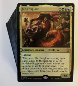MTG Magic The Gathering Mr. Foxglove 🦊 Budget 100 Card Commander Deck - Image 1