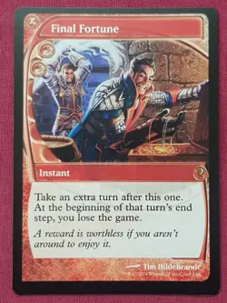 Magic The Gathering MYSTERY BOOSTER 2 MB2 FINAL FORTUNE red card MTG - Image 1
