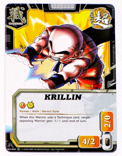 Dragon Ball Z Krillin WA-047 CCG TCG DBZ Card 2008 Bandai - Image 1