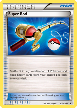 Super Rod 95/101 Uncommon | Noble Victories | Pokemon Card - Image 1