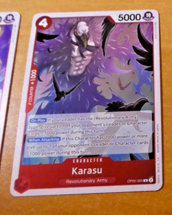 ONE PIECE AWAKENING OF THE NEW ERA ENGLISH CARD HOLO GAME CARTE OP05-005 R EN M - Image 1