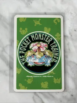 1996 POKEMON GREEN VERSION POKER PLAYING CARDS 7 OF HEARTS #106 HITMONLEE NM - Image 2