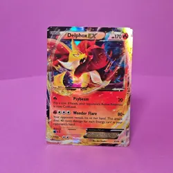 Pokemon Card Delphox EX XY19 Black Star Promo Rare MP - Image 1