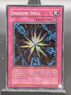 Yugioh Shadow Spell Super Rare Ske-041 1st Edition Card - Image 1