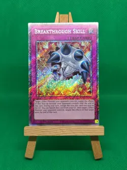 RA04-EN202 Breakthrough Skill : Platinum Secret Rare Card : 1st Edition YuGiOh - Image 1