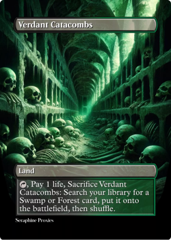 Verdant Catacombs - High Quality Altered Art Custom Cards - Image 1