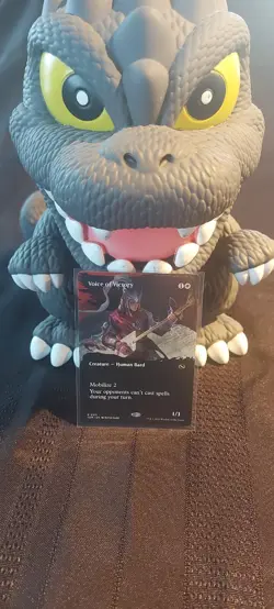 Voice of Victory (Borderless) [Tarkir: Dragonstorm] Near Mint - Image 1