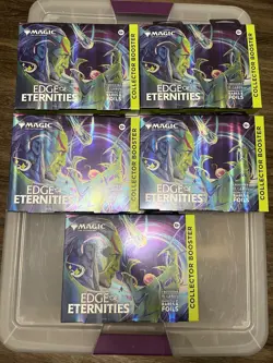 Ship today 5x Edge of Eternities Collector Booster Box - MAGIC THE GATHERING - Image 1