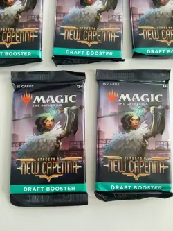 Magic The Gathering MTG Streets of New Capenna Draft Booster Packs Lot of 5 - Image 2