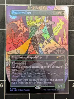 MTG Realmwalker RAINBOW FOIL Secret Lair Drop 1724 NM - Image 1