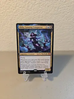 MTG Alela Cunning Conqueror NM Commander Wilds Of Eldraine - Image 1