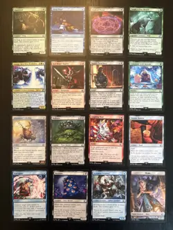 MTG Magic: The Gathering x Final Fantasy Bulk Common Uncommon 16 card lot #3 NM - Image 1