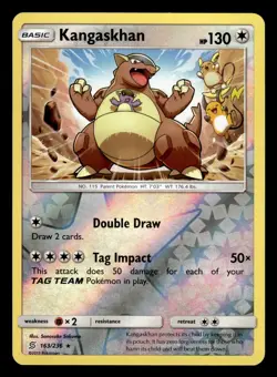 Kangaskhan 163/236 Reverse Holo S&M Unified Minds Pokemon Card - Image 1