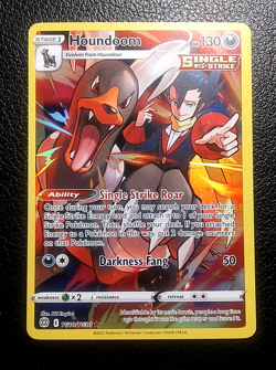 Pokemon TCG Houndoom Sword & Shield: Brilliant Stars TG10/TG30 Holo Secret NM - Image 1