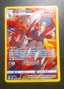 Pokemon TCG Houndoom Sword & Shield: Brilliant Stars TG10/TG30 Holo Secret NM - Image 2