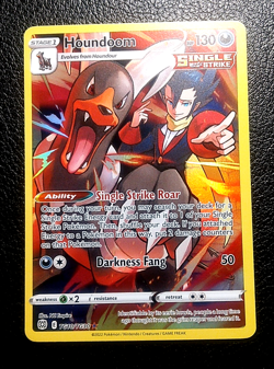 Pokemon TCG Houndoom Sword & Shield: Brilliant Stars TG10/TG30 Holo Secret NM - Image 3