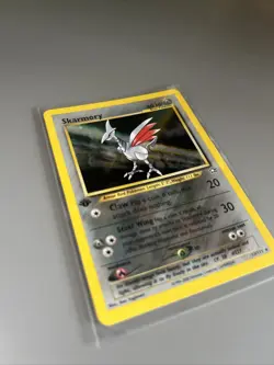 Skarmory 1st Edition - 13/111 - Holo - Neo Genesis - Pokemon TCG - Moderate Play - Image 2