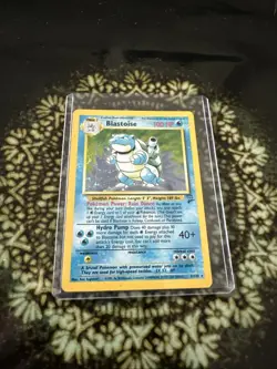 2000 Pokemon Base Set 2 Blastoise 002/130 Holo Rare NM SWIRL Centered Gradable - Image 1