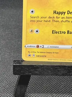 Pokemon Special Delivery Pikachu SWSH074 Pokemon Center Promo - NM w/Swirl - Image 4