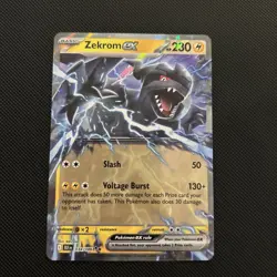 Pokemon TCG Zekrom ex 034/086 Black Bolt Holo Double Rare - Image 1