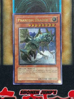 Yugioh Phantom Dragon LODT-EN041 Ultimate Rare 1st Ed LP - Image 1