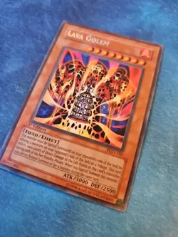 Yugioh! Lava Golem PGD-107 1st Edition Secret Rare NA English Vintage - Image 2