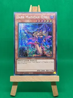 YUGIOH MP24-EN053 Dark Magician Girl Alt Art Prismatic Secret Rare 1st Edition - Image 2