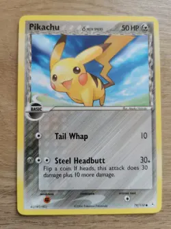 Pokemon Pikachu TCG Holon Phantoms Delta Species Card 79/110 NM Condition - Image 1