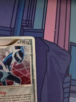 Dialga Lv.X Pokemon Card DP17 Diamond & Pearl Black Star Promo Played conditon - Image 3