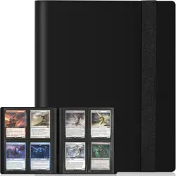 4 Pocket Card Binder for 160 Sleeves, Card Folder Ablum for Trading Cards Collec - Image 1