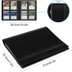 4 Pocket Card Binder for 160 Sleeves, Card Folder Ablum for Trading Cards Collec - Image 2