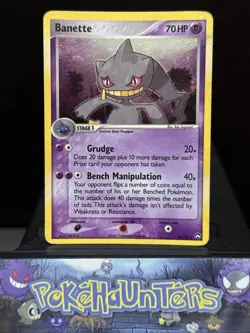 Pokemon Card Banette 4/108 EX Power Keepers Rare Holo Played - Image 1