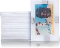 Trading Card Shipping Protector 120 Pack, 3.5" x 4.5", Durable Plastic Clear - Image 1