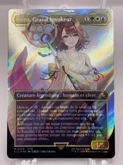 MTG FFX Yuna Grand Invokueur Surge Foil French 1/5 Final Fantasy X Showcase NM - Image 1