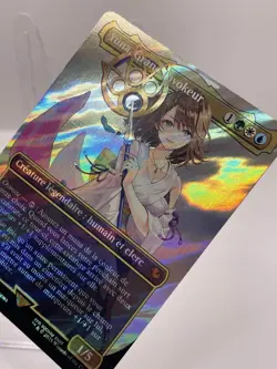 MTG FFX Yuna Grand Invokueur Surge Foil French 1/5 Final Fantasy X Showcase NM - Image 4