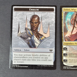 MTG - 1x Teferi Who Slows the Sunset + Emblem - Innistrad Midnight Hunt - LP/NM - Image 3