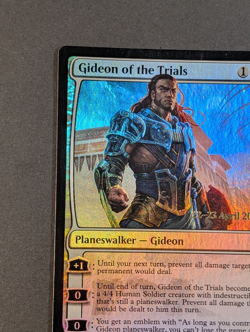 MTG - 1x Gideon of the Trials - Amonkhet Pre-Release Foil - NM - Magic - #14 AKH - Image 3