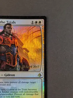 MTG - 1x Gideon of the Trials - Amonkhet Pre-Release Foil - NM - Magic - #14 AKH - Image 4