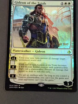 MTG - 1x Gideon of the Trials - Amonkhet Pre-Release Foil - NM - Magic - #14 AKH - Image 5