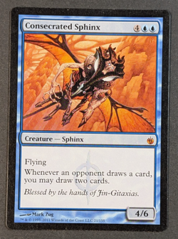 MTG - 1x Consecrated Sphinx - Mirrodin Beseiged - NM/LP - Magic The Gathering 21 - Image 1