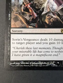 MTG - 1x Sorin's Vengeance - Magic Core Set 2012 - Rare Magic The Gathering #111 - Image 3