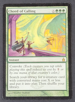 MTG - Chord of Calling - Ravnica City of Guilds, Magic The Gathering - LP Green - Image 1
