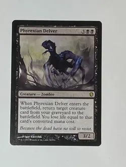 MTG - Phyrexian Delver - Commander 2013 - NM - Rare - Black Magic The Gathering - Image 2