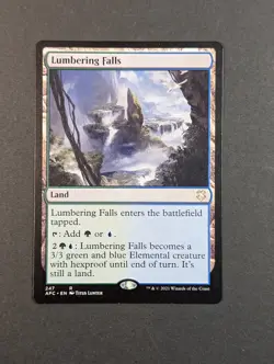MTG - 1x Lumbering Falls - Modern Horizons 3 Commander - NM Magic The Gathering - Image 3