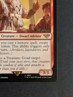 MTG -1x Gloin Dwarf Emissary - NM - Lord of the Rings: Tales of Middle Earth 132 - Image 4