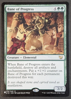 MTG - Bane of Progress - The List: Commander 2015 - NM Pack Fresh - Green Magic - Image 1
